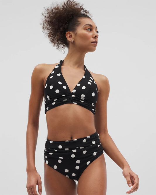 Soma Ruched High-Waist Bikini Bottom