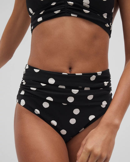 Soma Ruched High-Waist Bikini Bottom