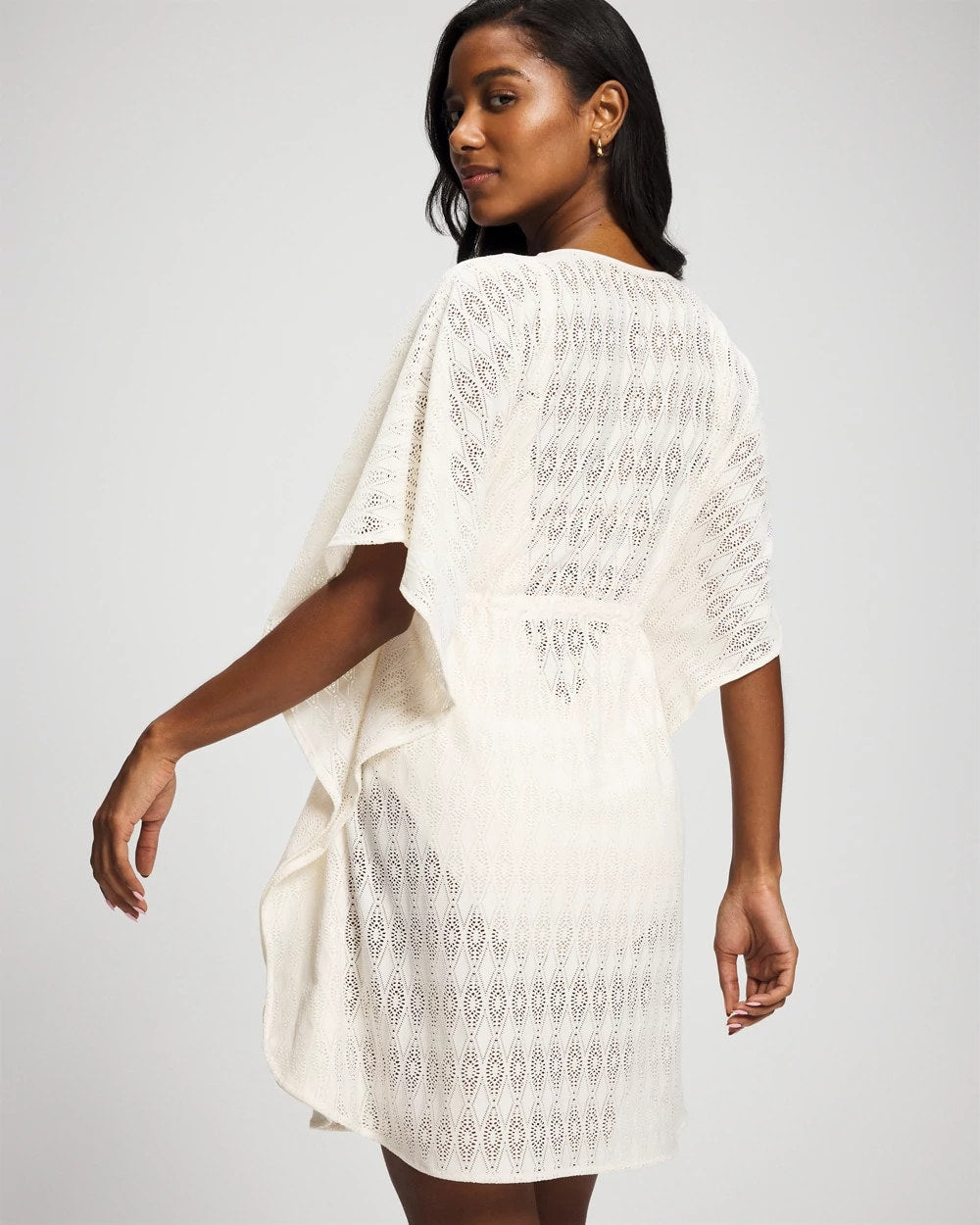 Soma Sunkissed Crochet Chiffon Caftan