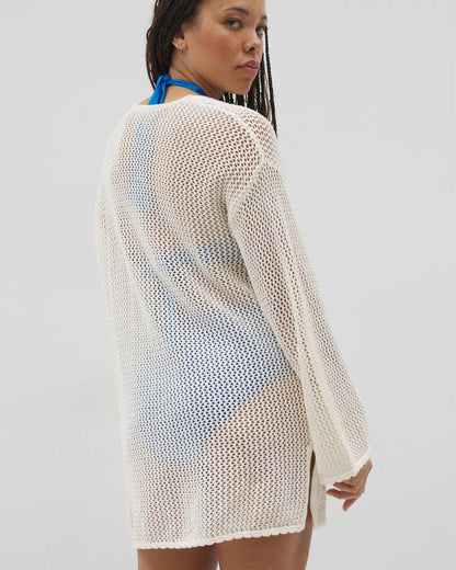 Soma Cotton Crochet-Style Shift Cover-Up